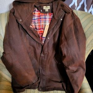 Buffalo Jackson 🐃 Heavy Duty Leather Coat.